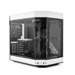 Hyte Y60 Mid Tower Two Panel Front & Left Side Tempered Glass Case with 3 Fans - Black/White - Image 3