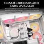 Corsair Nautilus 360 RS ARGB Performance 360mm Liquid CPU Cooler - White - Image 2