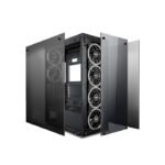 DarkFlash Phantom Mid Tower Front Side & Left Side Tempered Glass Panel Case - Black - Image 3
