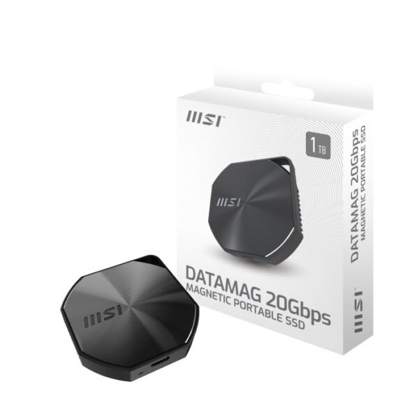 MSI Data MAG 20Gbps 1TB Magnetic Portable SSD
