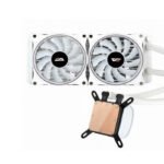 DarkFlash Tracer DT-240 All-in-One 240mm Liquid CPU Cooler - White - Image 3