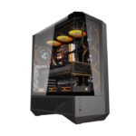 DarkFlash DY460 ATX Mid Tower Gaming Case With 4 ARGB Fans Included - Black