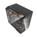 DarkFlash DY470 ATX Mid Tower Gaming Case With 4 ARGB Fans Included - Black - Image 3