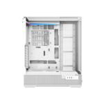 Xigmatek Vision Pro Artic Midtower LCD Display Three Panel Front,Top & Left Side Tempered Glass Case with 8 ARGB Fans - White - Image 2