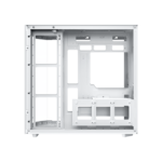 Xigmatek Cubi II Mid Tower ATX Front Side & Left Side Tempered Glass Panel Case with 7 ARGB Fans - White - Image 2