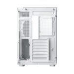 Xigmatek Aqua Compact Arctic ATX Three Panel Front Top & Left Side Tempered Glass Case With 4 ARGB Fans - White - Image 2