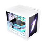 First Player EMOTION VIEW SP7 ATX Case Two Panel Front & Left Side Tempered Glass Case - White - Image 2