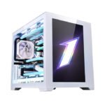 First Player EMOTION VIEW SP7 ATX Case Two Panel Front & Left Side Tempered Glass Case - White