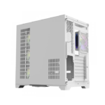 DarkFlash Aigo FT418 Pro Mid Tower Two Panel Front & Left Side Tempered Glass Case with 7 RGB Fans - White - Image 2