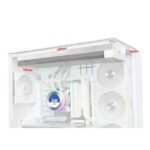 Lian Li Hydro-Shift II LCD-C 360mm Fanless CPU Cooler with 2.1" IPS LCD Screen - White - Image 2