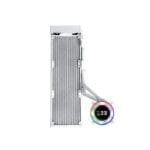 Lian Li Hydro-Shift II LCD-C 360mm Fanless CPU Cooler with 2.1" IPS LCD Screen - White - Image 3