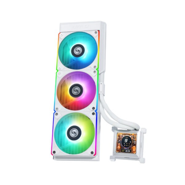 Lian Li HydroShift 360R LCD 360MM RGB CPU Liquid Cooler - White