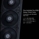 Lian Li Hydro-Shift LCD AIO 360mm Liquid CPU Cooler with 2.88" IPS LCD Screen - Black - Image 2