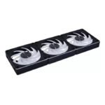 LIAN LI UNI FAN CL Wireless 120mm ARGB Case Fans with Controller (3 Pack) - Black - Image 2