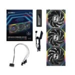Lian Li Uni Fan SL Wireless LCD Reverse Blade 120MM Fan-3-in-1 Pack - Black - Image 2