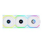Lian Li Uni Fan SL Wireless LCD Reverse Blade 120MM Fan-3-in-1 Pack - White