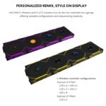 Lian Li Uni Fan Tl Wireless LCD Reverse Blade 120mm ARGB Case Fans with 1.6” LCD Screen (3 Pack)- Black - Image 3