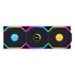 Lian Li Uni Fan SL Wireless LCD 120MM Fan-3-in-1 Pack - Black