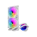 GameMax IceChill 240V 240MM ARGB CPU Liquid Cooler - White - Image 3