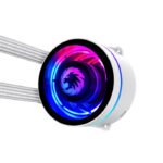 GameMax IceChill 240V 240MM ARGB CPU Liquid Cooler - White - Image 2