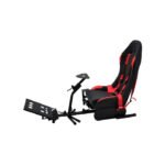 GameSeat GX Racing Simulator Cockpit – Red/Black with Harness & Adjustable Mounts - Image 3