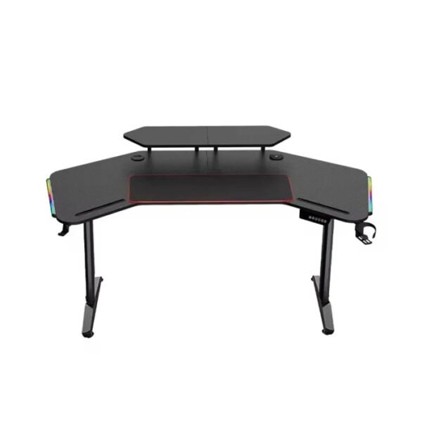 Gamvity Electric Height Adjustable Gaming Desk(1600*800*750) - Black