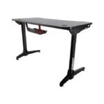 Gamvity Professional Gaming Desk With Rgb Led Lights Cheap (1200*600*750) - Black