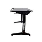 Gamvity Professional Gaming Desk With Rgb Led Lights Cheap (1200*600*750) - Black - Image 3