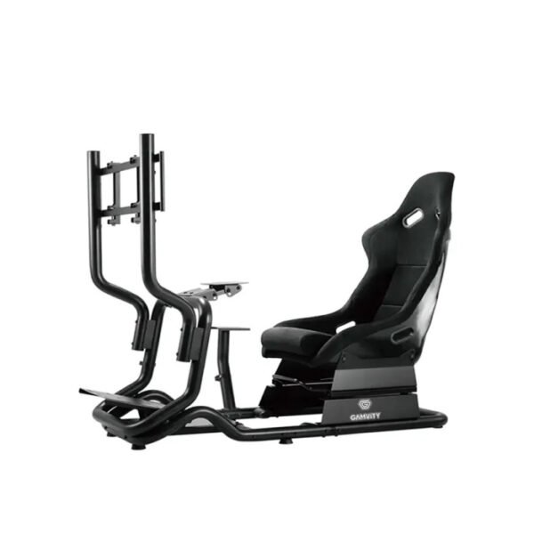 Gamvity Racing Car Seat Simulation Portable Game Driving Simulator Chair Vr 2d 3d Racing Gaming Simulator Cockpit Seat Lrs07-bs-kp01
