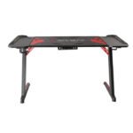 Gamvity Z Shaped Gaming Desk 1200*600 - Carbon Fiber Black - Image 2