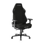 DXRacer MARTIAN Series Electric Adjustable Backrest Large (Fabric) Gaming Chair, 4D Armrests, Integrated Lumbar 90° ~ 135° Back Recline Support - Black - Image 3