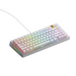 Glorious GMMK 3 HE 75% Hall Effect Mechanical Keyboard Dual HotSwap Support Glorious Fox HE Linear Magnetic Switches (Arabic) - White - Image 3