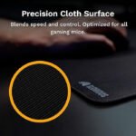 Glorious GMP2 GLED Cloth RGB Gaming Mousepad (3XL) - Black - Image 2