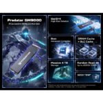 Acer Predator GM9000 4TB NVMe Gen 5x4 M.2 SSD Read Speed Upto 14000, Write Upto 13000 - Image 3