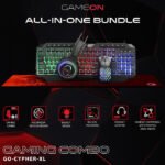 Gameon Cypher XL All-In-One Bundle Wired Keyboard, Headset, Mouse & Mousepad - Image 3
