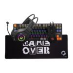 Gameon Viper X All-In-One Bundle Wired Keyboard Headset Mouse & Mousepad (Mechanical Blue Switch)