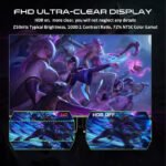 Gameon Pro Series 27" FHD IPS 180Hz 0.5ms, HDMI 2.1, Display Port 1.4 With AMD FreeSync & Nvidia G-Sync Gaming Monitor - Image 3