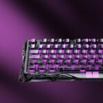 GravaStar Mercury V75 Lite 75% Hall Effect Magnetic Switch Gaming Keyboard For Windows XP & Above/Mac - Transparent Black - Image 2