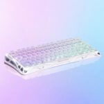 GravaStar Mercury K1 Lite 75% Wireless Mechannical Gaming Keyboard For Windows XP & Above/Mac - Crystal Aurora - Image 3