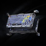 GravaStar Mercury K1 Pro 75% Wireless Mechanical Gaming Keyboard For Windows XP & Above/Mac - Interstellar Silver - Image 3