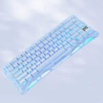 GravaStar Mercury K1 75% Wireless Mechannical Gaming Keyboard For Windows XP & Above/Mac - Ice Blue - Image 3
