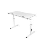 Gaming Table White (100*50*60cm) With Black MousePad