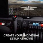 Honeycomb Aeronautical Alpha Flight Controls Yoke & Switch Panel, Two vertical 2-Way Rocker Switches, 8-Way Hat Switch Two Buttons - Image 2