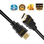 Kuwes Hdmi Cable Gold Male to Male Connector 1.4V Ultra HD/High Speed 5.0M - Image 3