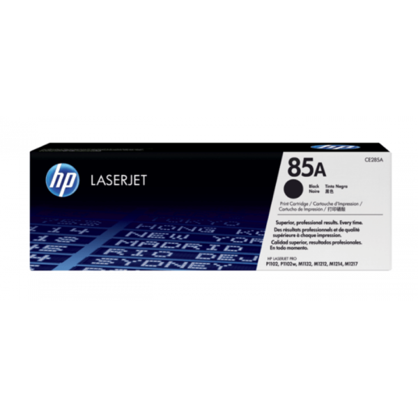 HP 85A Black Original LaserJet Toner Cartridge (CE285A)...