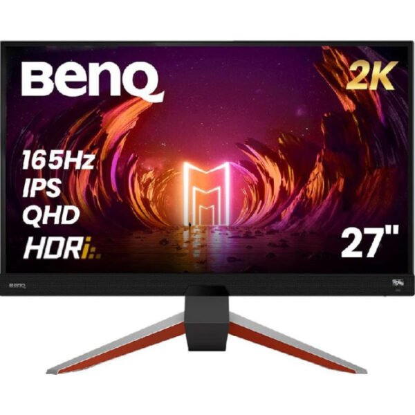 BENQ MOBIUZ 27 Inch Gaming Monitor 165Hz HDMI 2.0 HDR IPS QHD 2K 1440p 1ms AMD FreeSync Built-in Speaker - White