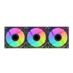 Sharx Infinity 3-in-1 Pack With Remote ARGB Fan - Black