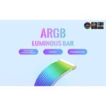 Jungle Leopard MotherBoard 1x24 Pin 23.5CM ARGB Extension Cable - Black - Image 2