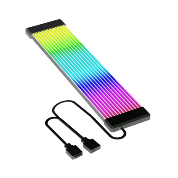 Jungle Leopard CPU 1x8 Pin 23.5CM ARGB Extension Cable - Black