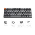 Keychron K3 Max 75% QMK/VIA Wireless Mechanical Keyboard Programmable RGB LED Gateron Red Switch Bluetooth/USB-C (Arabic Layout) - Black - Image 3